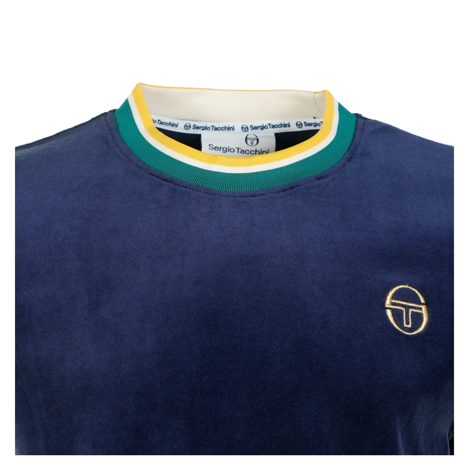 Monte Velour Tee Maritime Blue sold by RAGAZZI product image thumbnail 3
