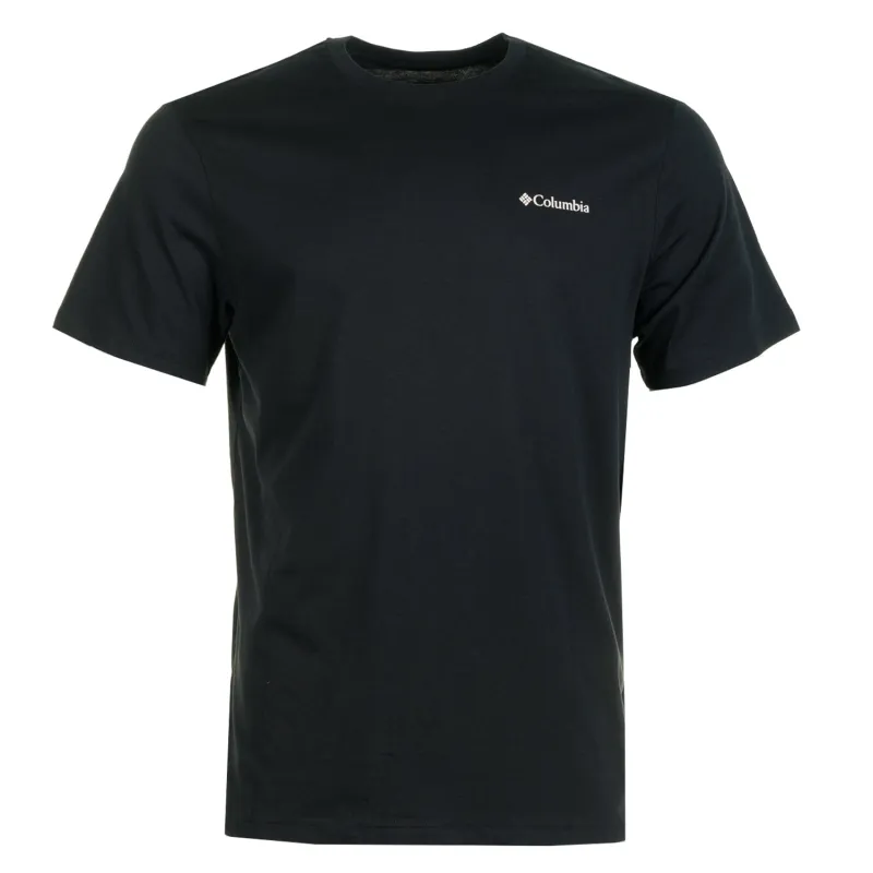 CSC Outdoor Back Graphic T Shirt Black made by Columbia