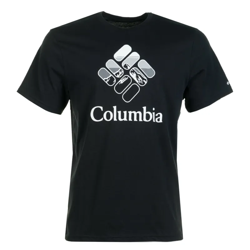 Seasonal Graphic T Shirt Black / Heavenly Stacked Gem made by Columbia