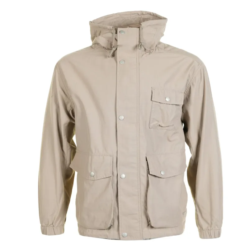 Light Dobby Cloth Parka Greige made by Snow Peak