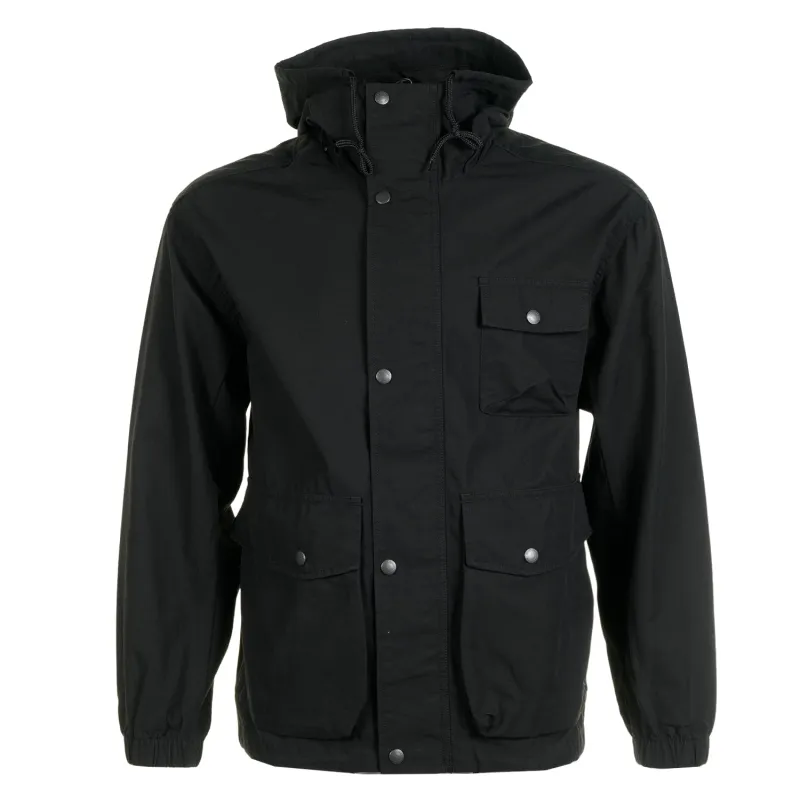 Light Dobby Cloth Parka Black made by Snow Peak