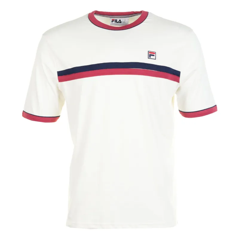 Rosario Tee Gardenia Garnet Fila Navy made by Fila
