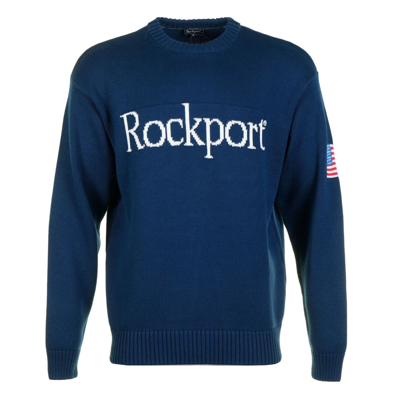 Bruce 7GG Front Logo Knit Sweatshirt Navy sold by RAGAZZI