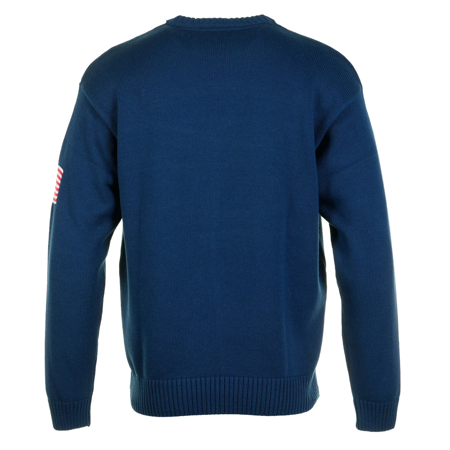 Bruce 7GG Front Logo Knit Sweatshirt Navy sold by RAGAZZI product image thumbnail 2