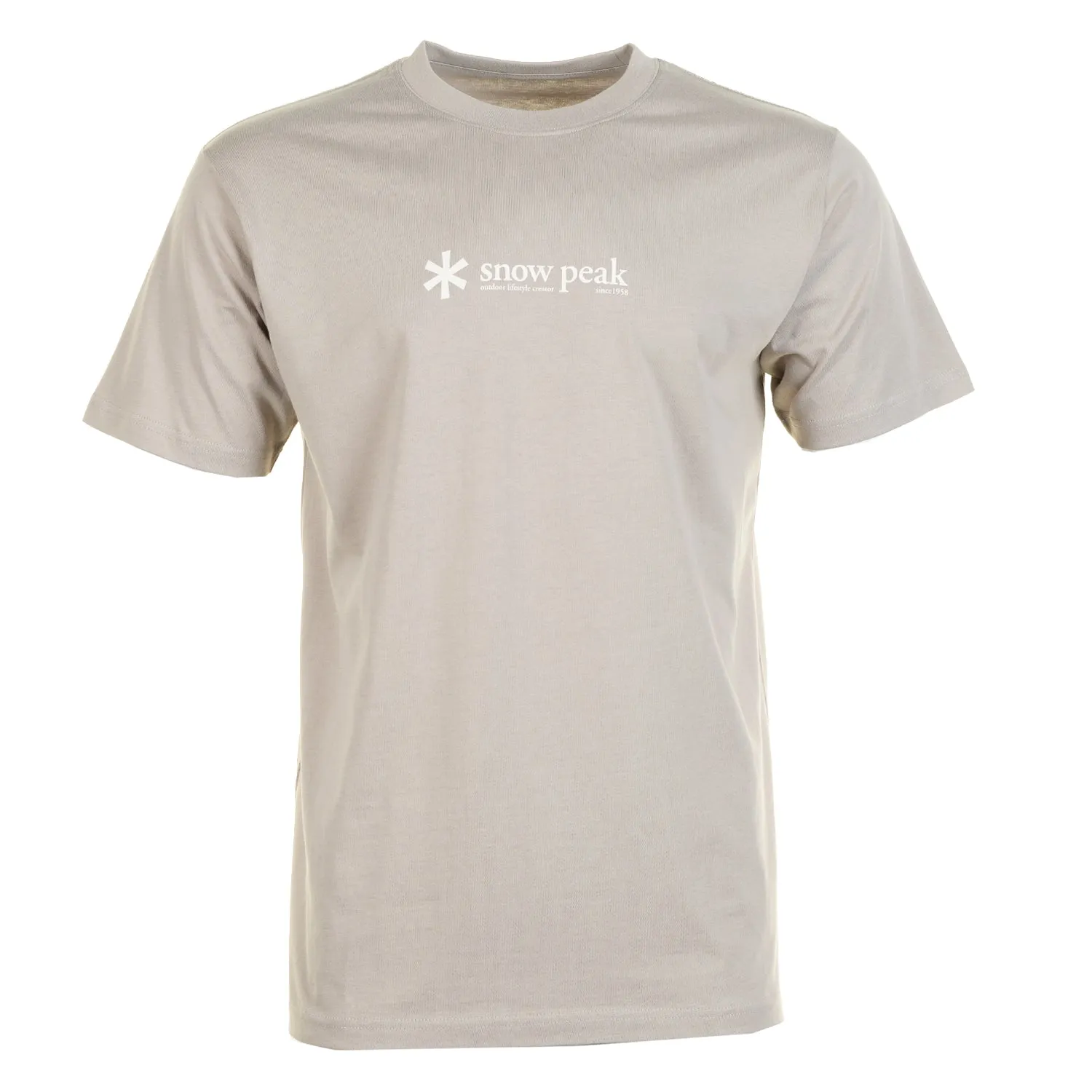 Centre Logo T Shirt Greige sold by RAGAZZI