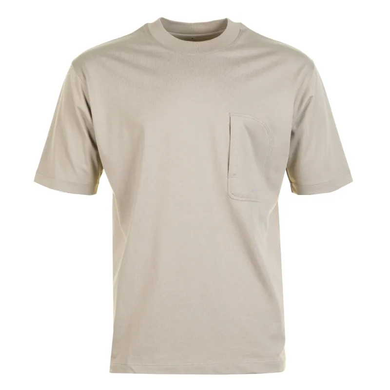 Mercerised Pocket T Shirt Greige made by Snow Peak
