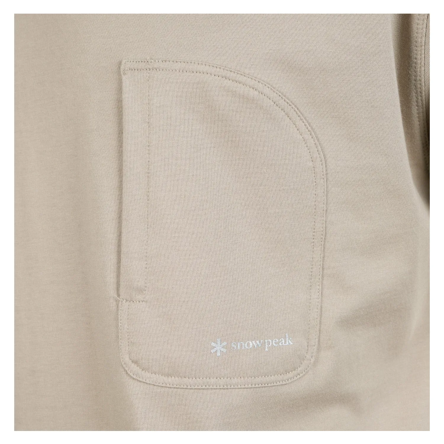 Mercerised Pocket T Shirt Greige sold by RAGAZZI product image thumbnail 3