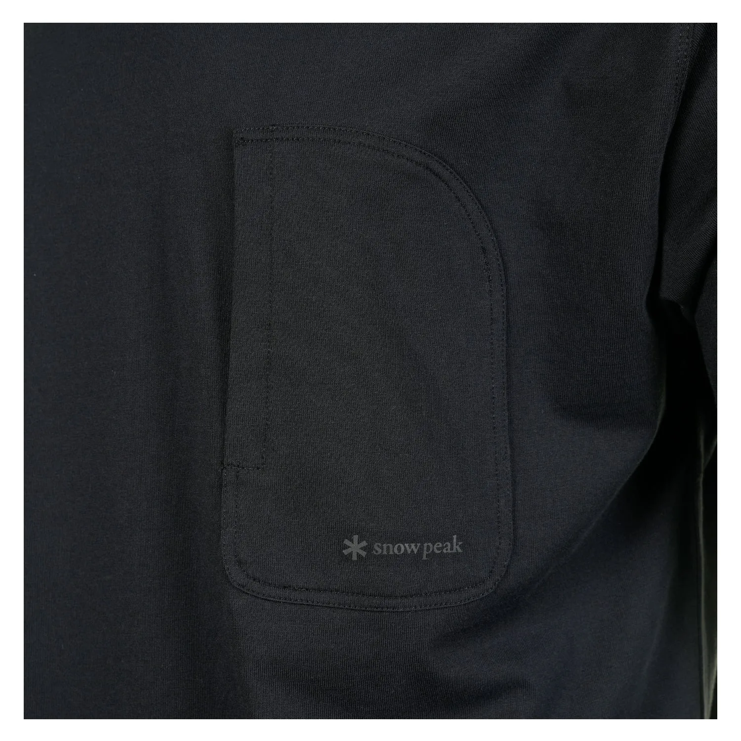 Mercerised Pocket T Shirt Black sold by RAGAZZI product image thumbnail 3