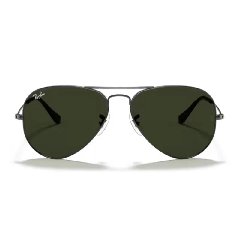 Aviator Large Metal Gunmetal / Green made by Ray-Ban