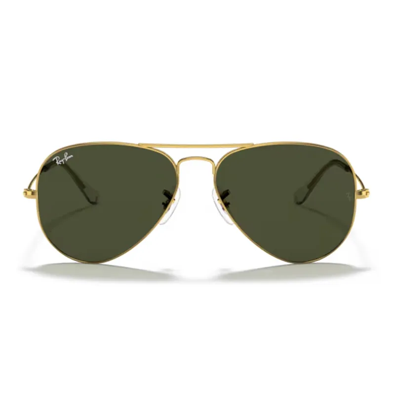 Aviator Large Metal Gold / Green made by Ray-Ban