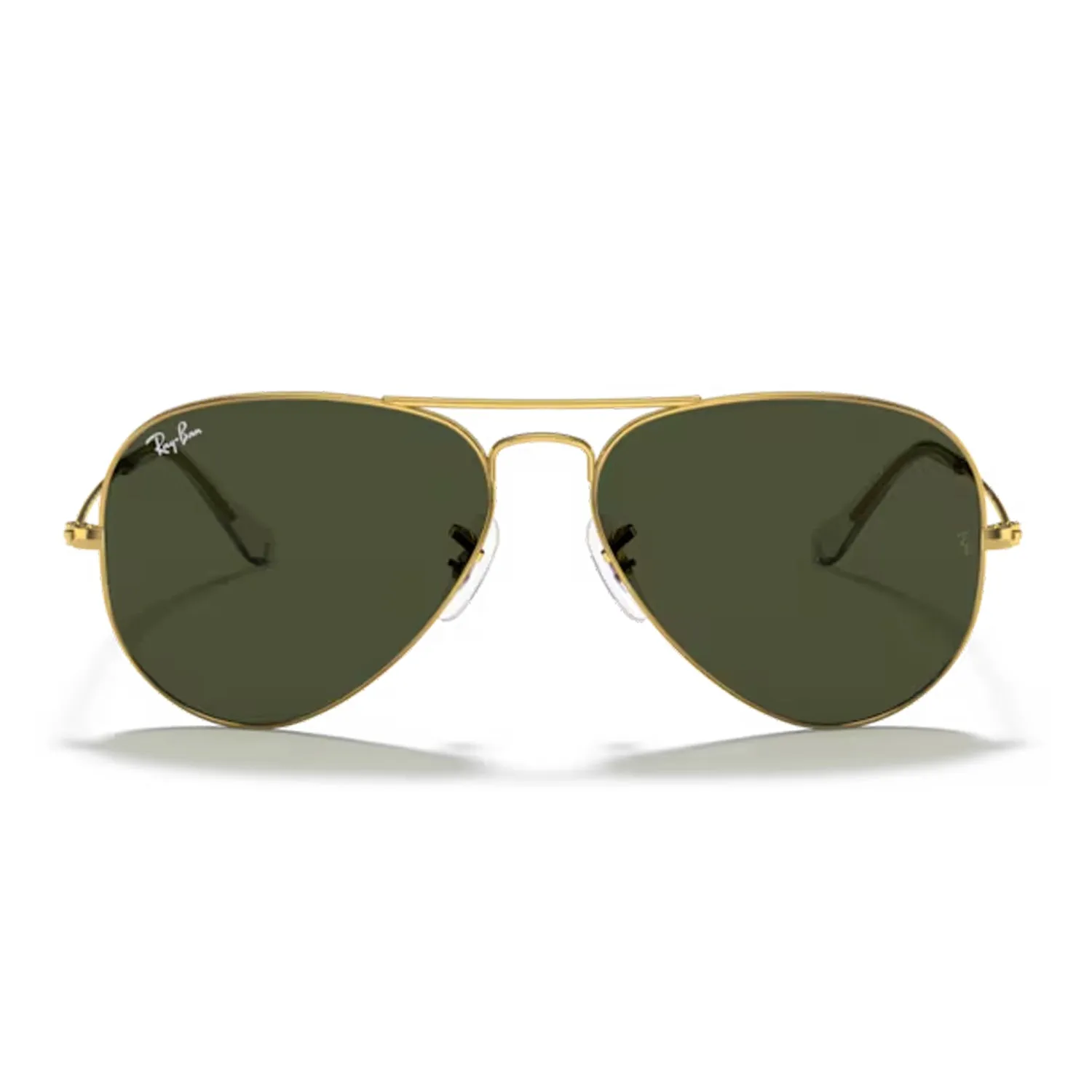 Aviator Large Metal Gold / Green sold by RAGAZZI