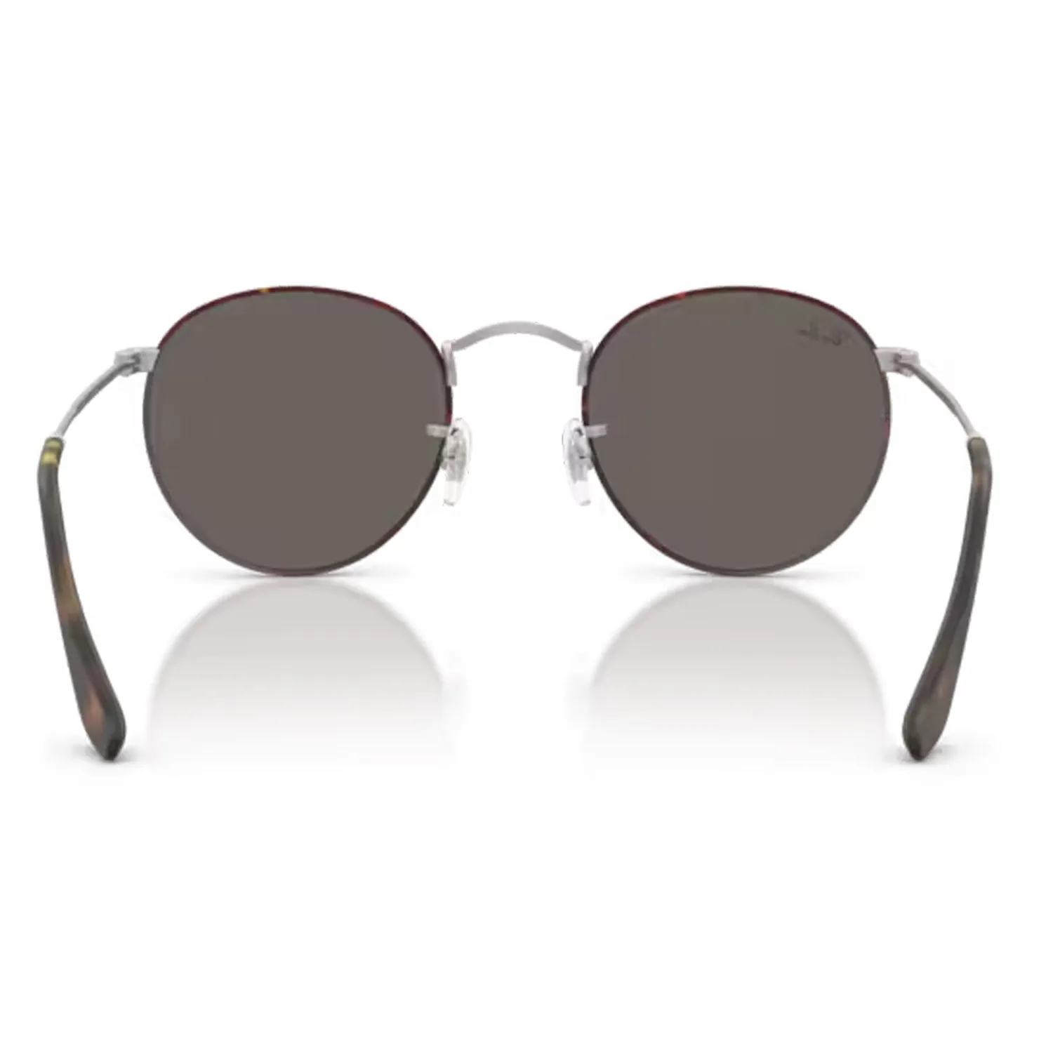Round Metal Matte Havana Matte Silver / Dark Grey sold by RAGAZZI product image thumbnail 4