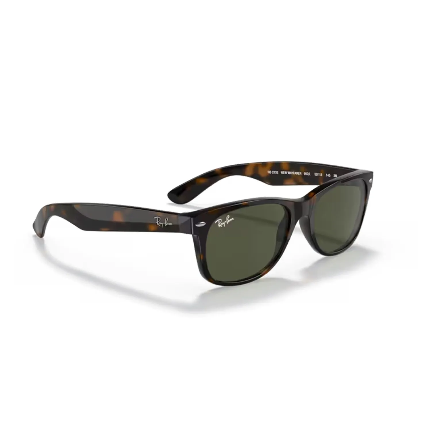 New Wayfarer Classic Sunglasses - Tortoise/Green sold by RAGAZZI product image thumbnail 2