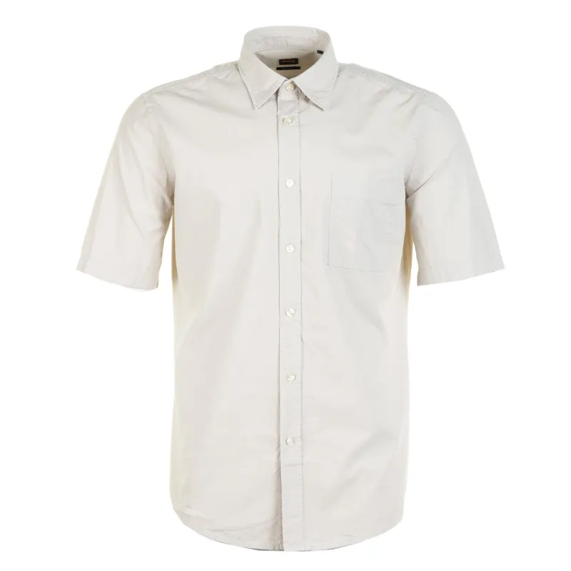 Relegant 6 Short Sleeve Shirt 070 Open Grey made by BOSS ORANGE