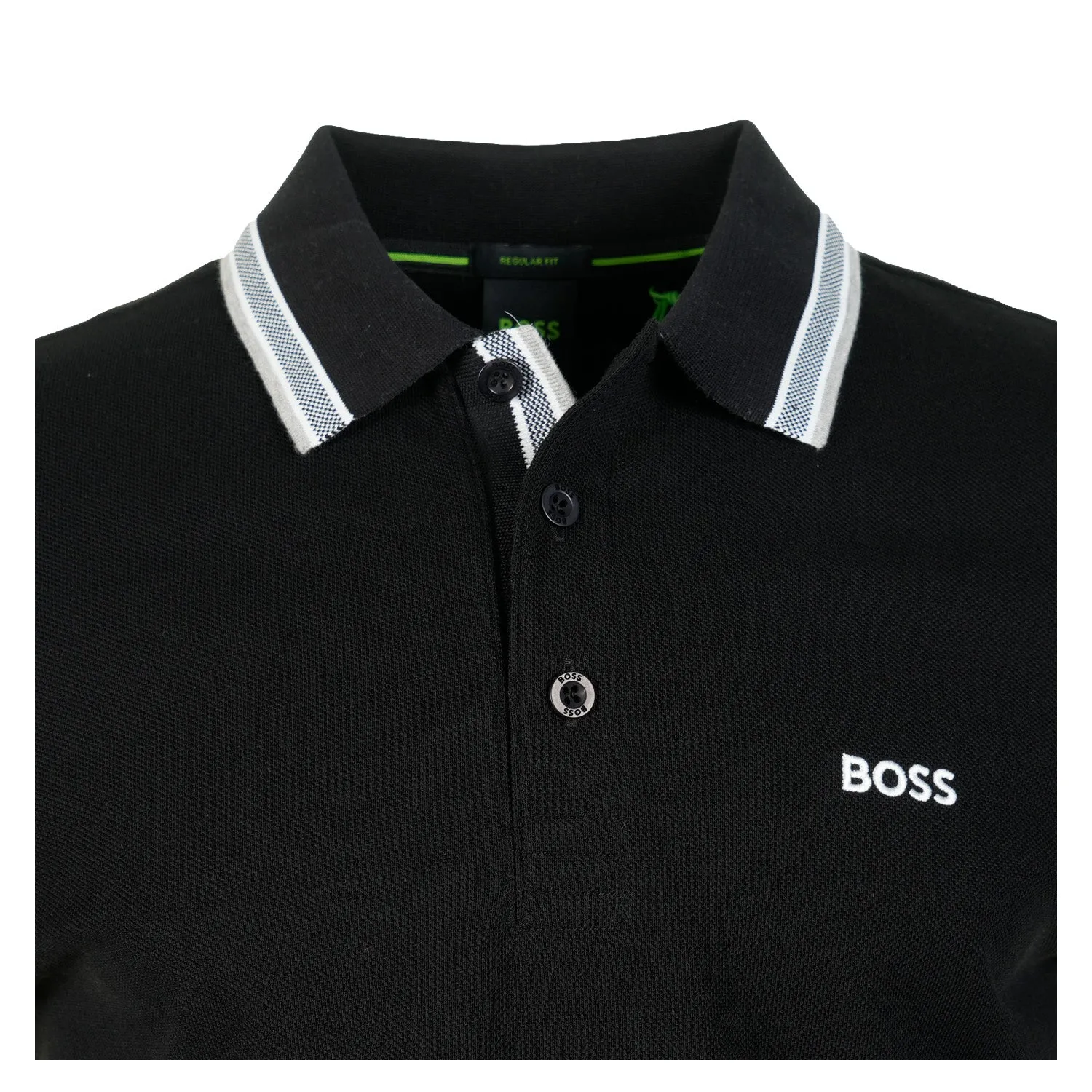 Paddy Short Sleeve Polo Shirt 001 Black sold by RAGAZZI product image thumbnail 3
