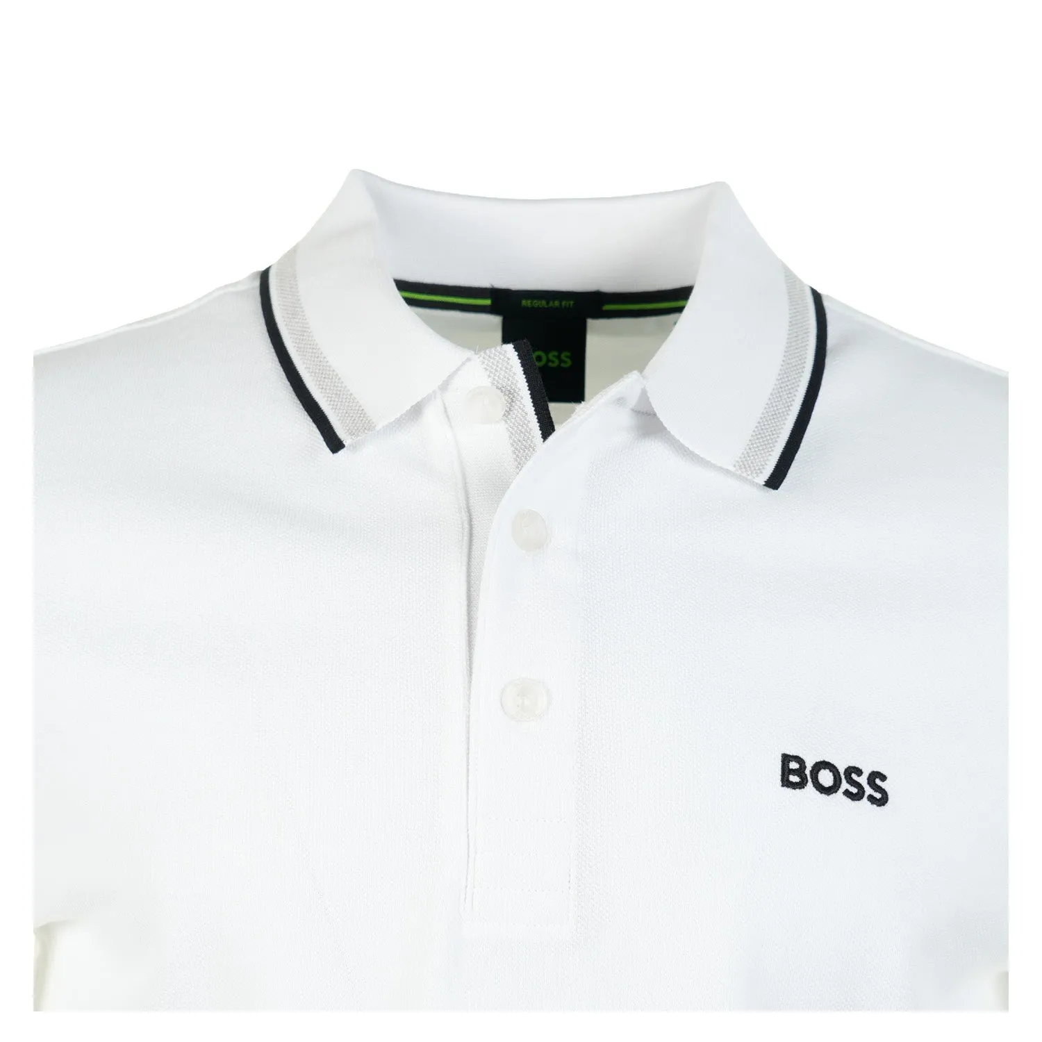 Paddy Short Sleeve Polo Shirt 100 White sold by RAGAZZI product image thumbnail 3