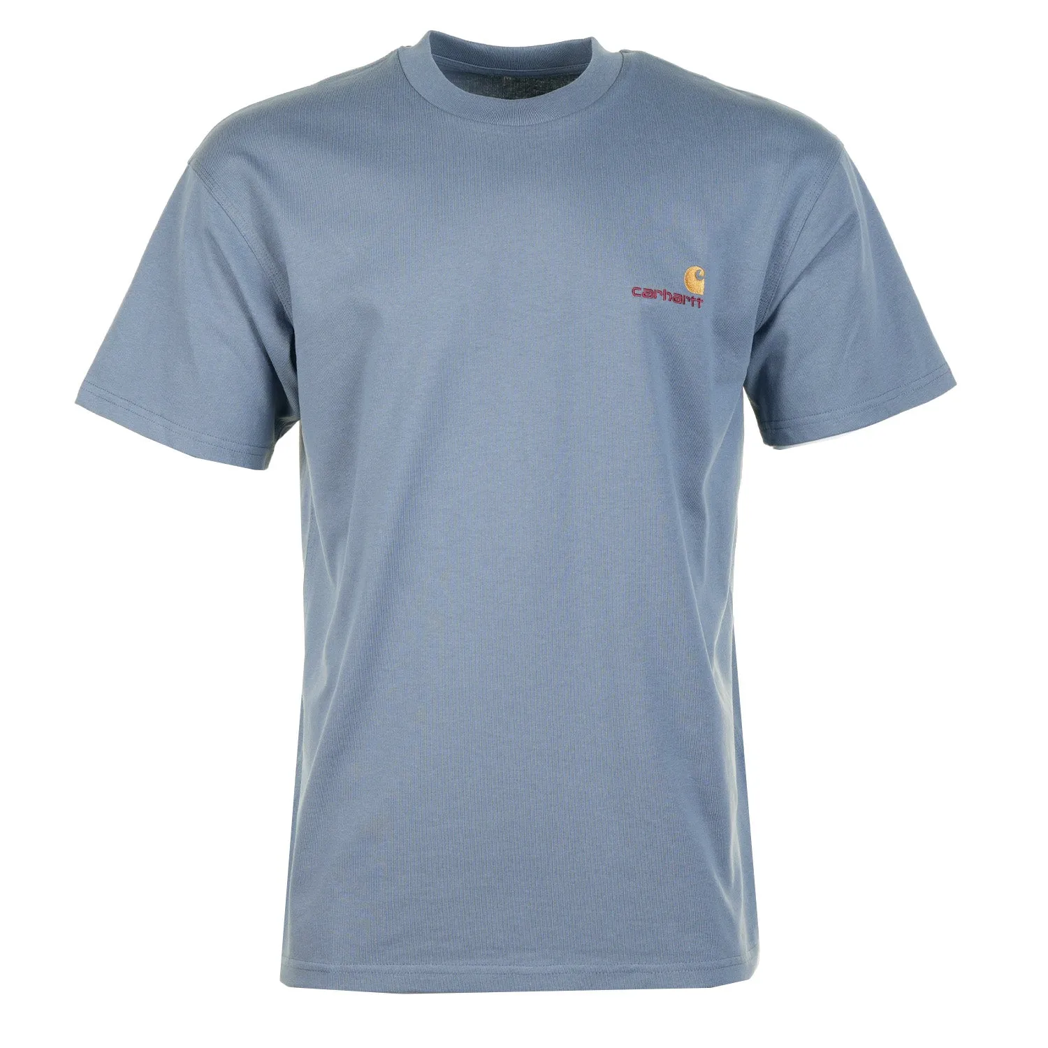 Short Sleeve American Script T Shirt Shady Blue sold by RAGAZZI