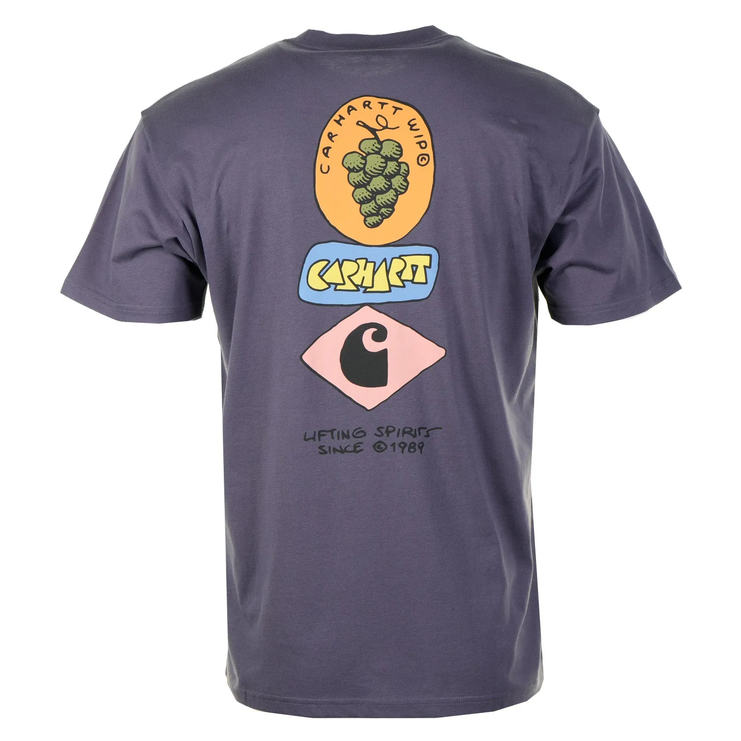 Short Sleeve Stacked Grapes T Shirt Shady Purple sold by RAGAZZI product image thumbnail 2