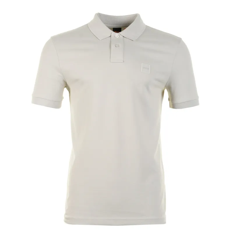Passenger Short Sleeve Polo Shirt 070 Beige made by BOSS ORANGE