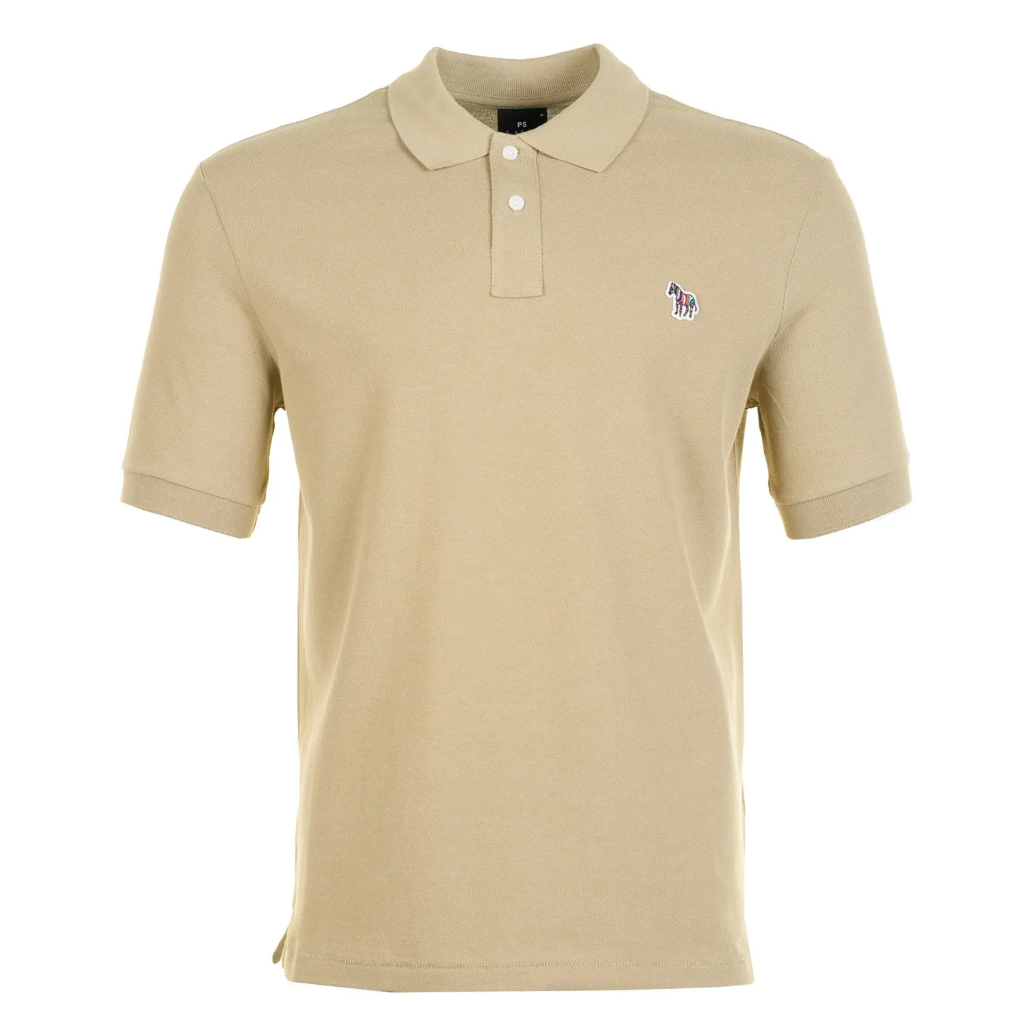 Regular Fit Short Sleeve Zebra Polo Shirt 61A Beige sold by RAGAZZI