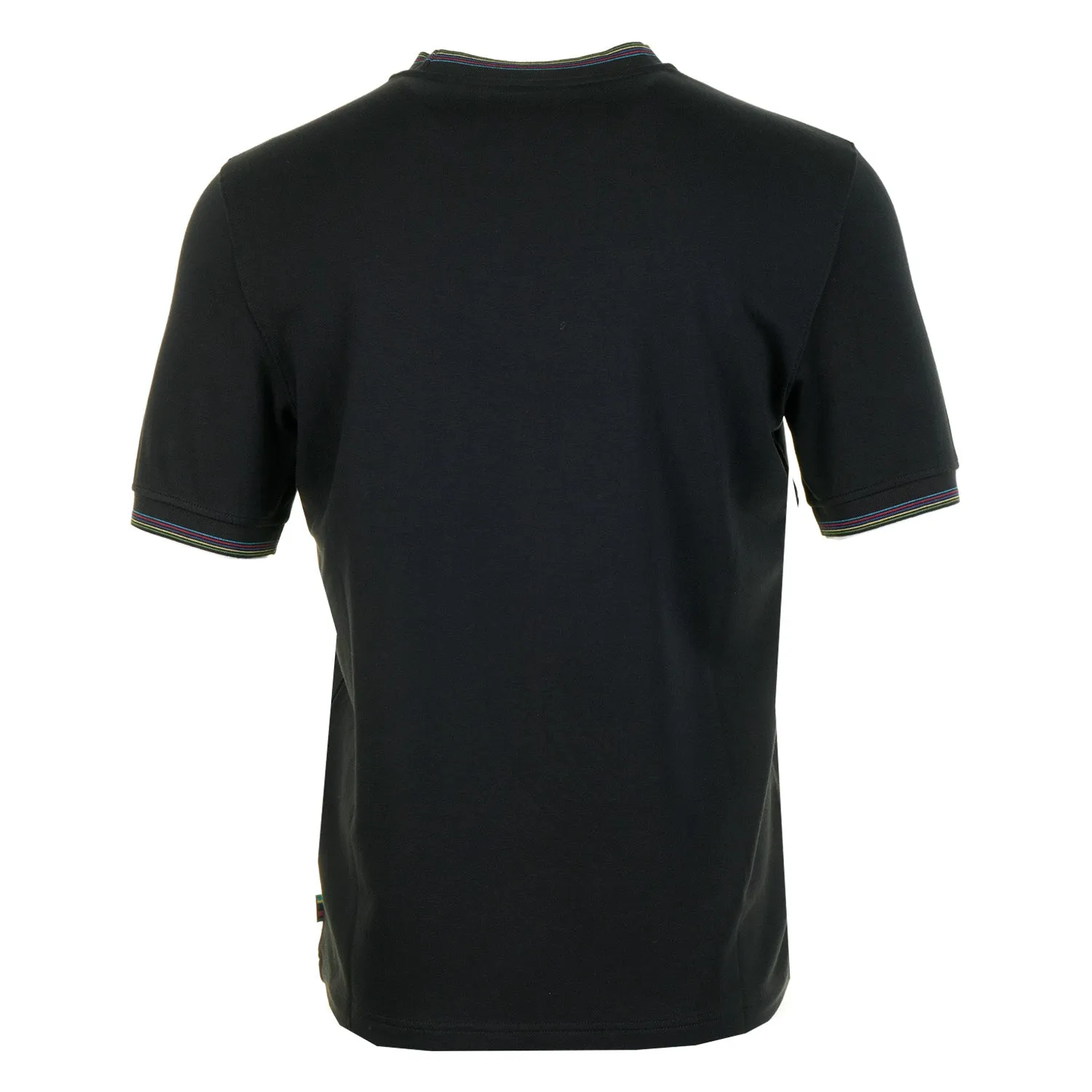 Regular Fit Sport Stripe Short Sleeve T Shirt Black sold by RAGAZZI product image thumbnail 2
