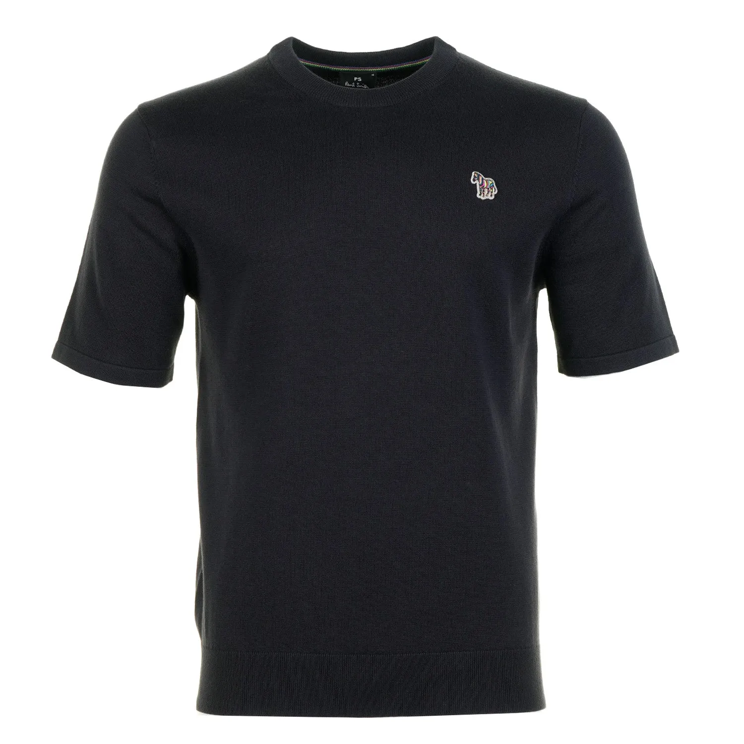 Regular Fit Knitted Short Sleeve T Shirt Very Dark Navy sold by RAGAZZI