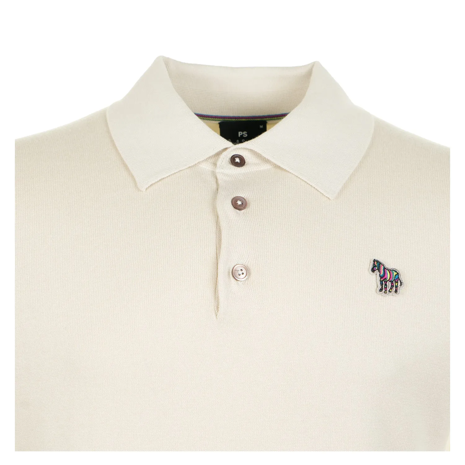 Regular Fit Knitted Short Sleeve Polo Shirt Parchment sold by RAGAZZI product image thumbnail 3