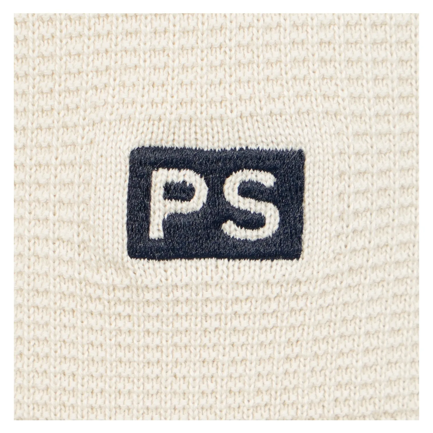 Short Sleeve Waffle Polo Shirt Beige sold by RAGAZZI product image thumbnail 4