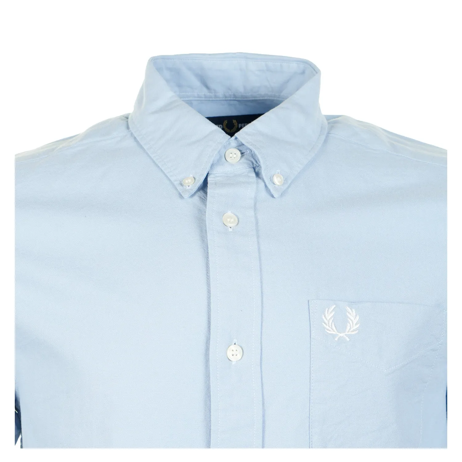 Short Sleeve Oxford Shirt Light Smoke / White sold by RAGAZZI product image thumbnail 3