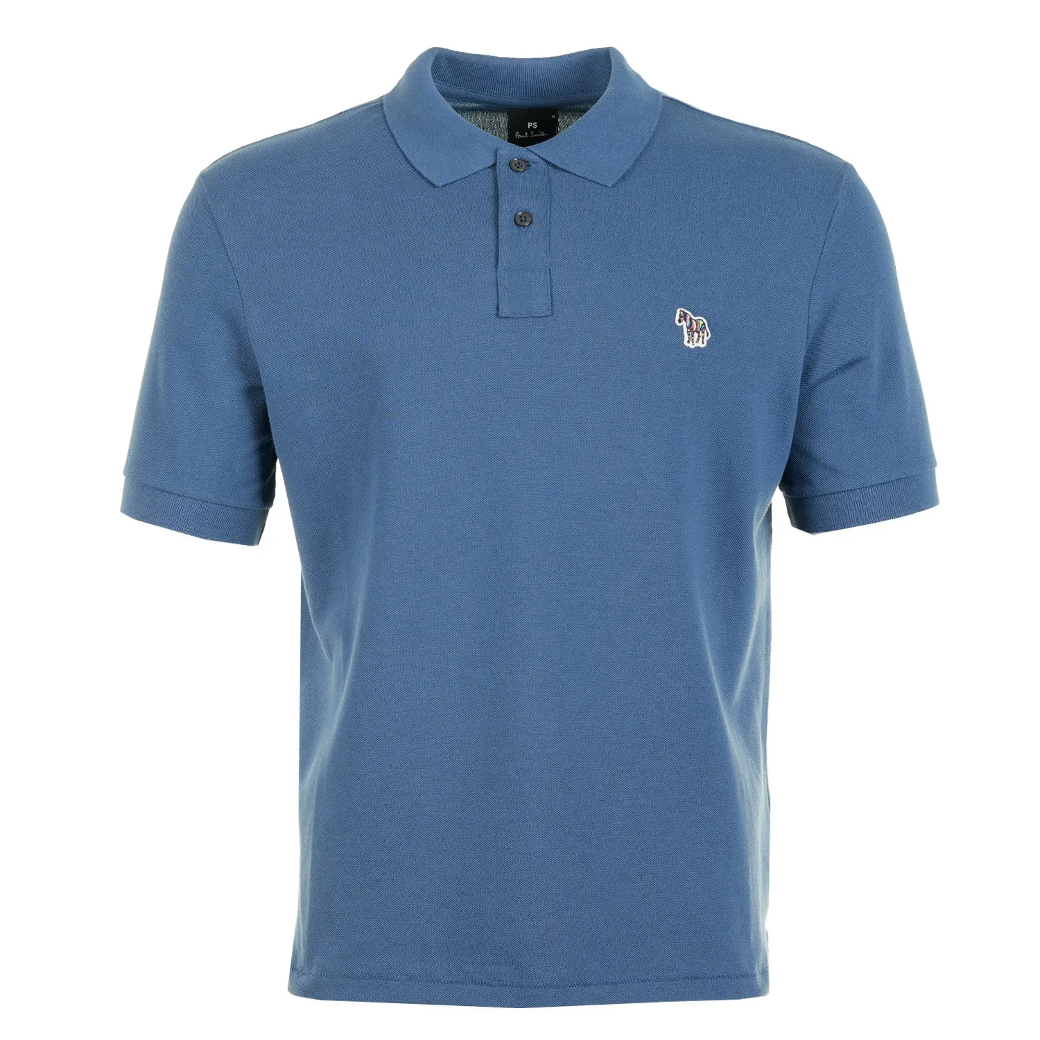 Regular Fit Short Sleeve Zebra Polo Shirt 46G Indigo sold by RAGAZZI