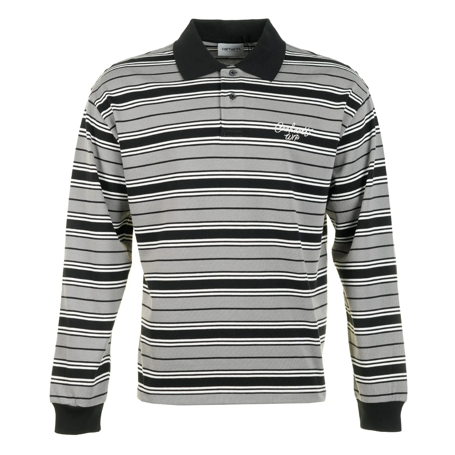 LS Devitt Rugby Shirt Striped Shady Grey sold by RAGAZZI