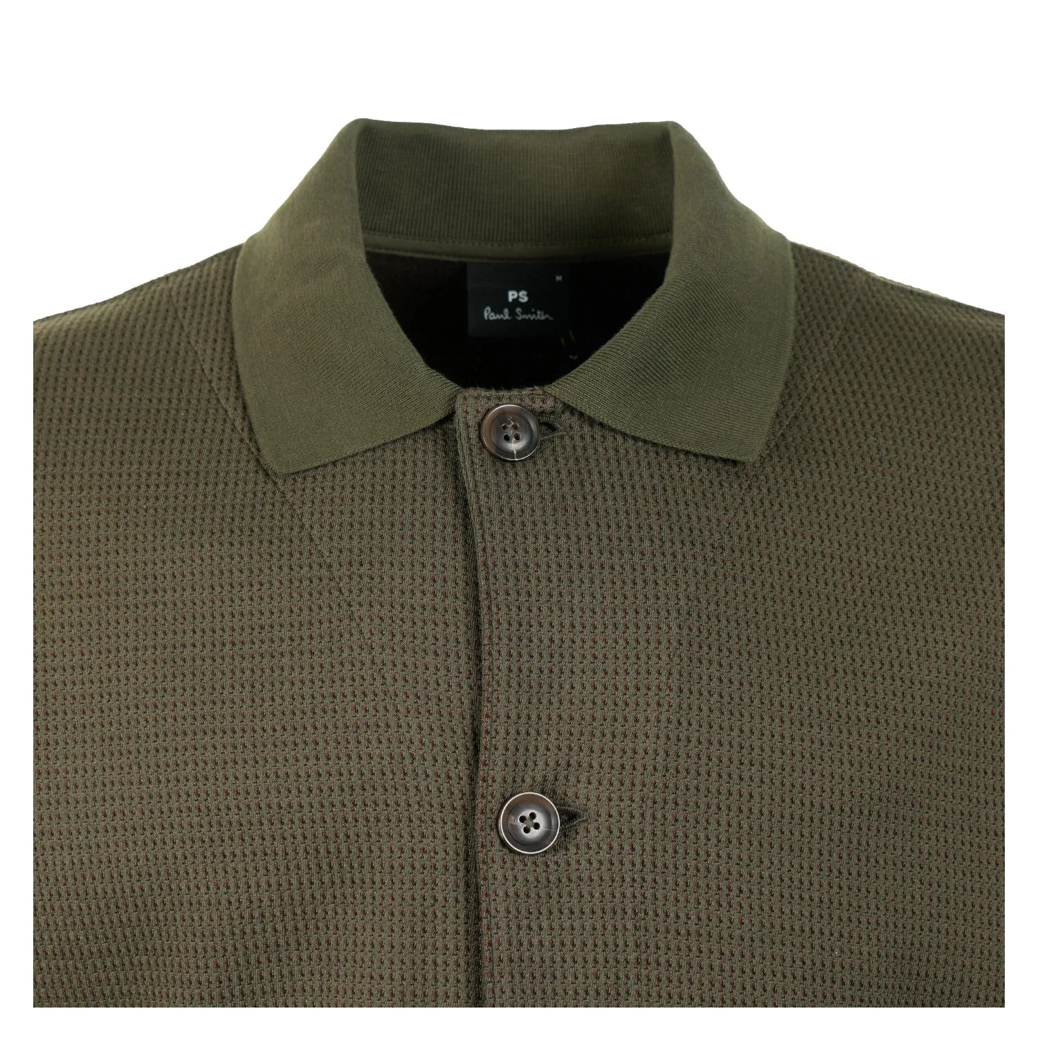 Casual Fit Textured Cardigan Military Green sold by RAGAZZI product image thumbnail 3