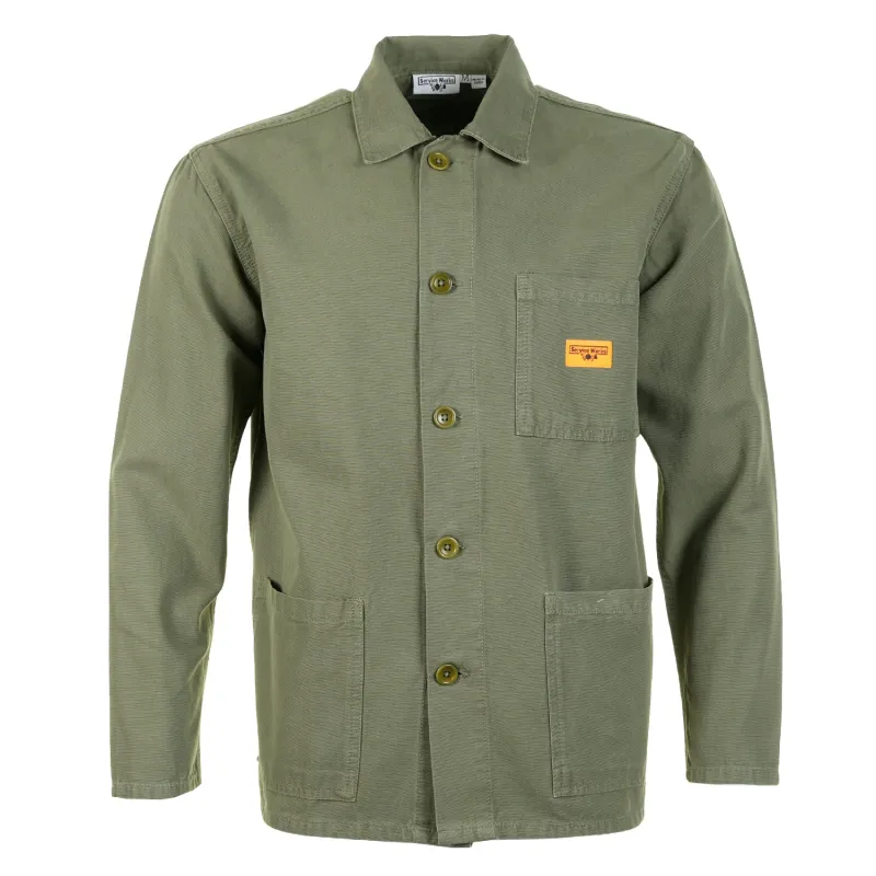 Classic Chore Shirt Olive made by Service Works