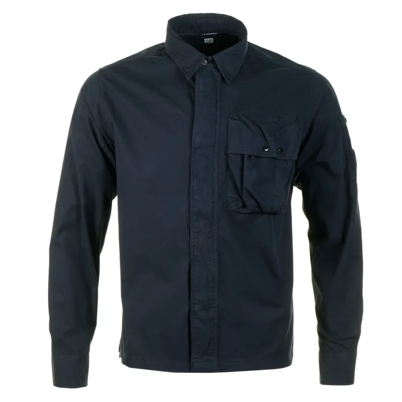 Gabardine Long Sleeve Hidden Zip Total Eclipse made by C.P. Company