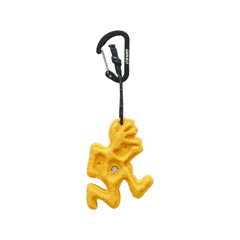 Running  Man Climbing Keychain Solar Power made by Gramicci