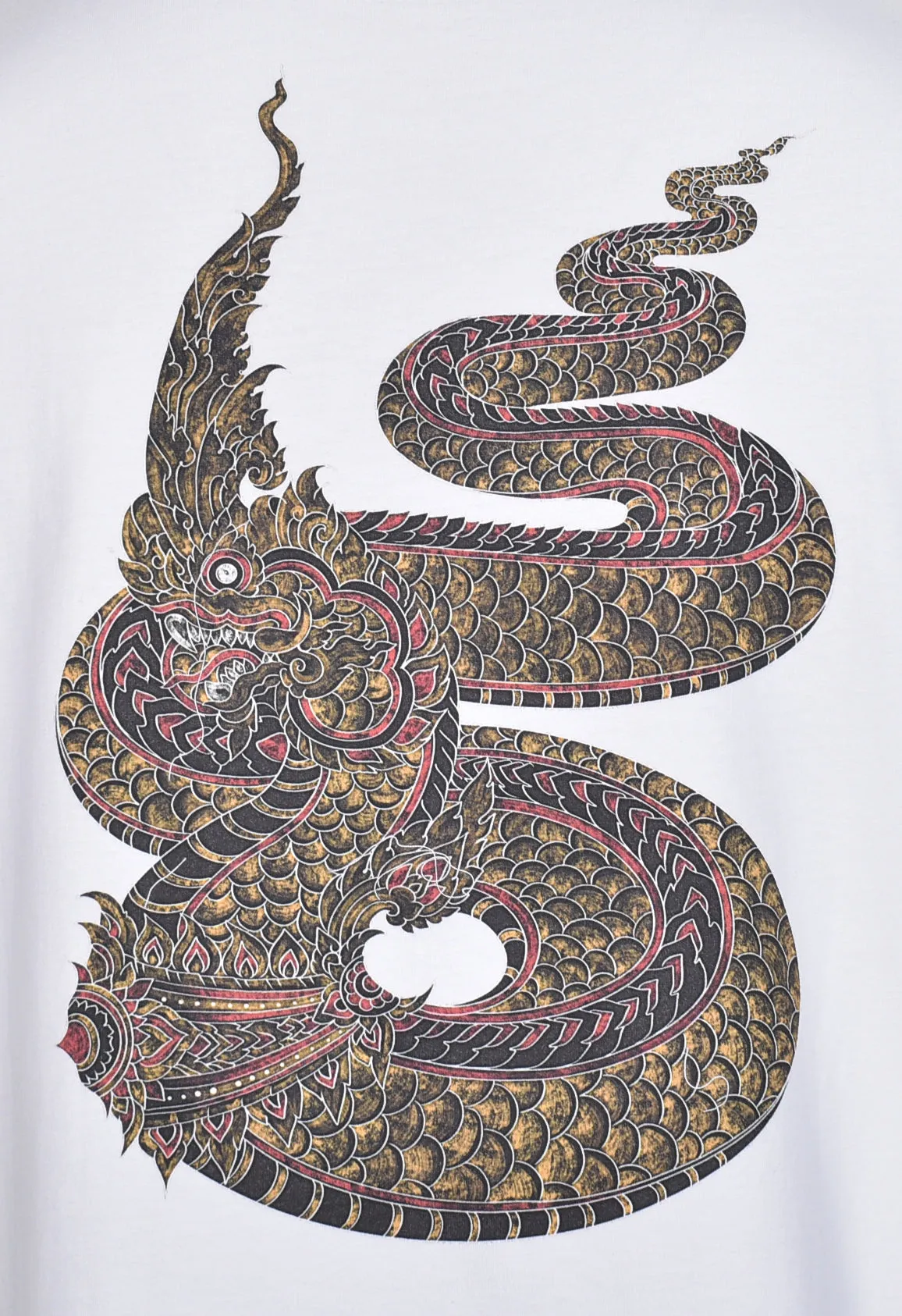 1029 Temple Naga T Shirt White sold by RAGAZZI product image thumbnail 4