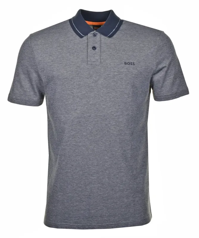 PeOxford Short Sleeve Polo Shirt Dark Blue sold by RAGAZZI