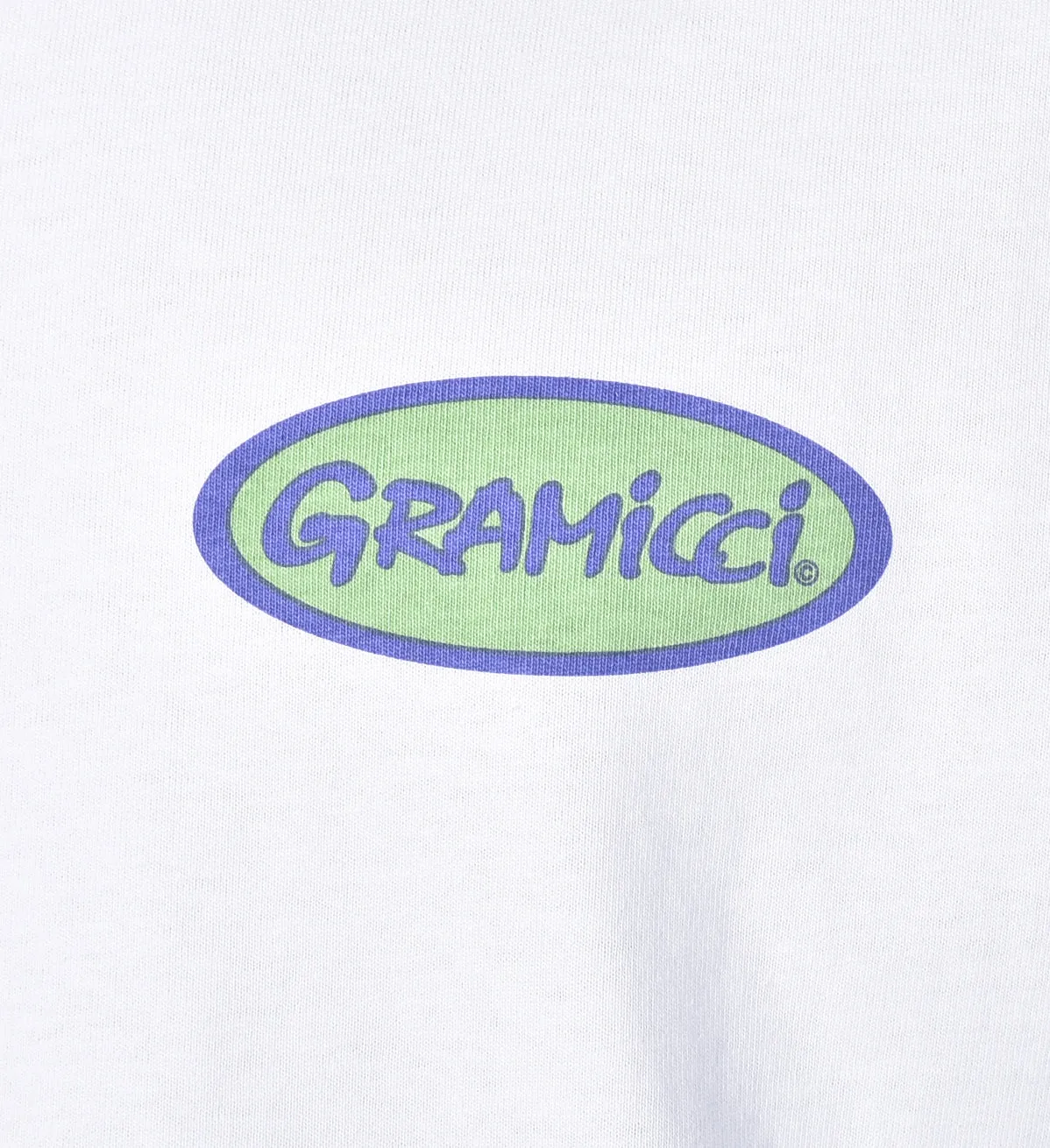 Oval Logo Tee Backprinted White sold by RAGAZZI product image thumbnail 3