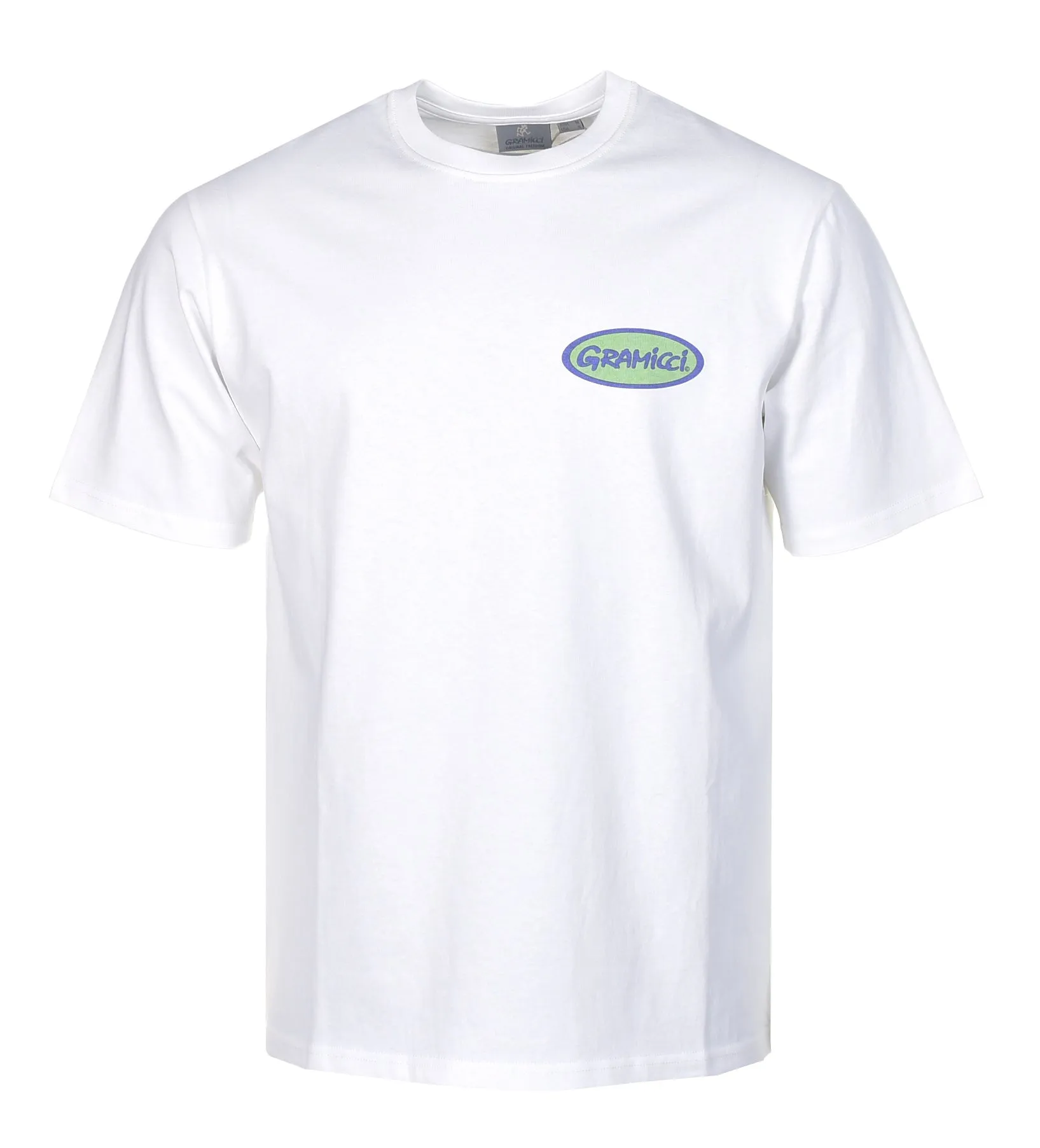 Oval Logo Tee Backprinted White sold by RAGAZZI
