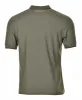 Crepe Pique Zip Neck Polo Shirt Laurel Wreath Green sold by RAGAZZI