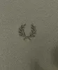 Crepe Pique Zip Neck Polo Shirt Laurel Wreath Green sold by RAGAZZI