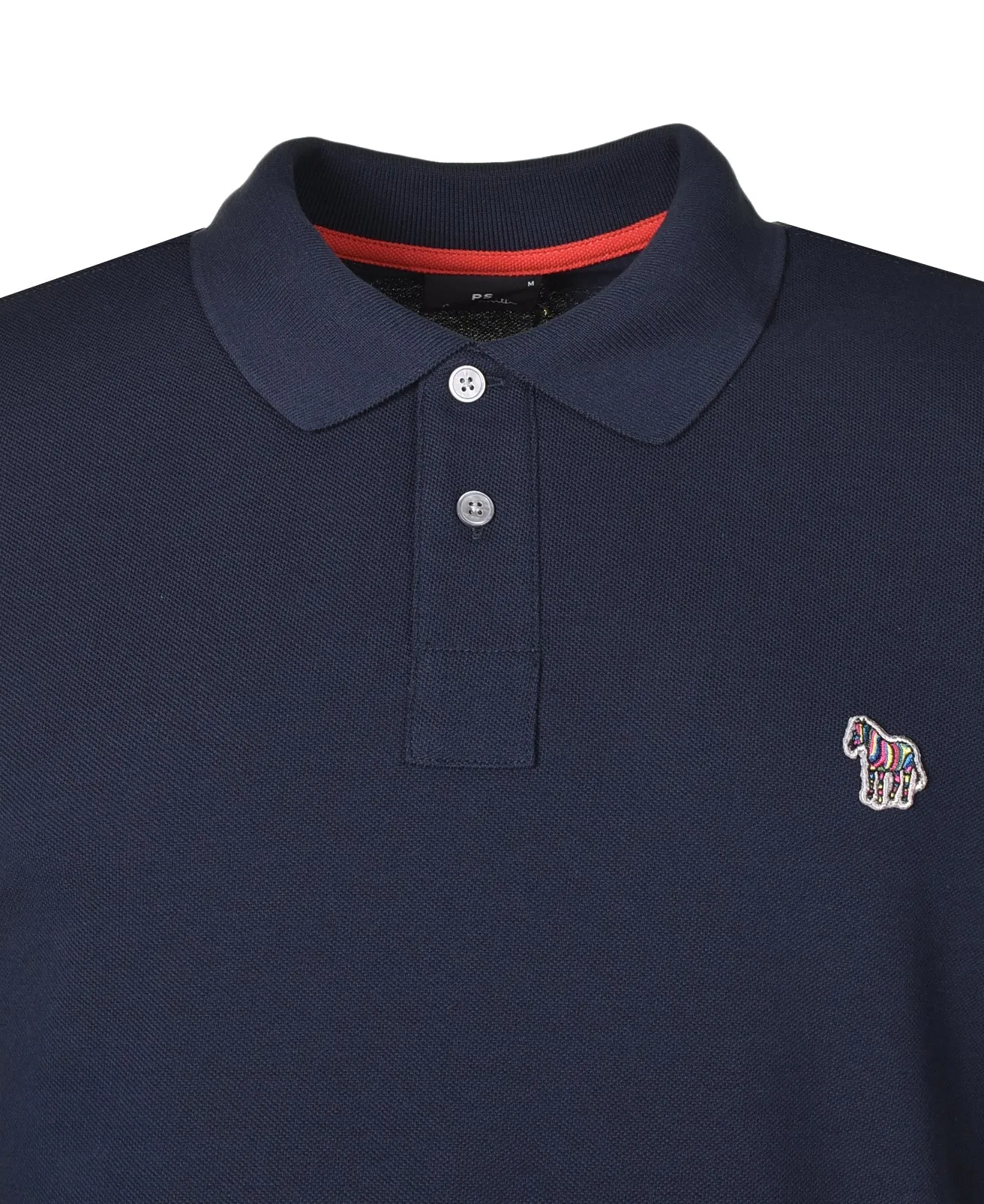 Regular Fit Short Sleeve Zebra Polo Shirt Dark Navy sold by RAGAZZI product image thumbnail 3