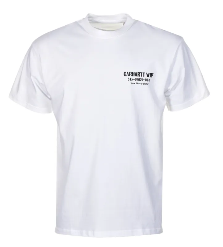 Less Troubles T-Shirt White/Black sold by RAGAZZI
