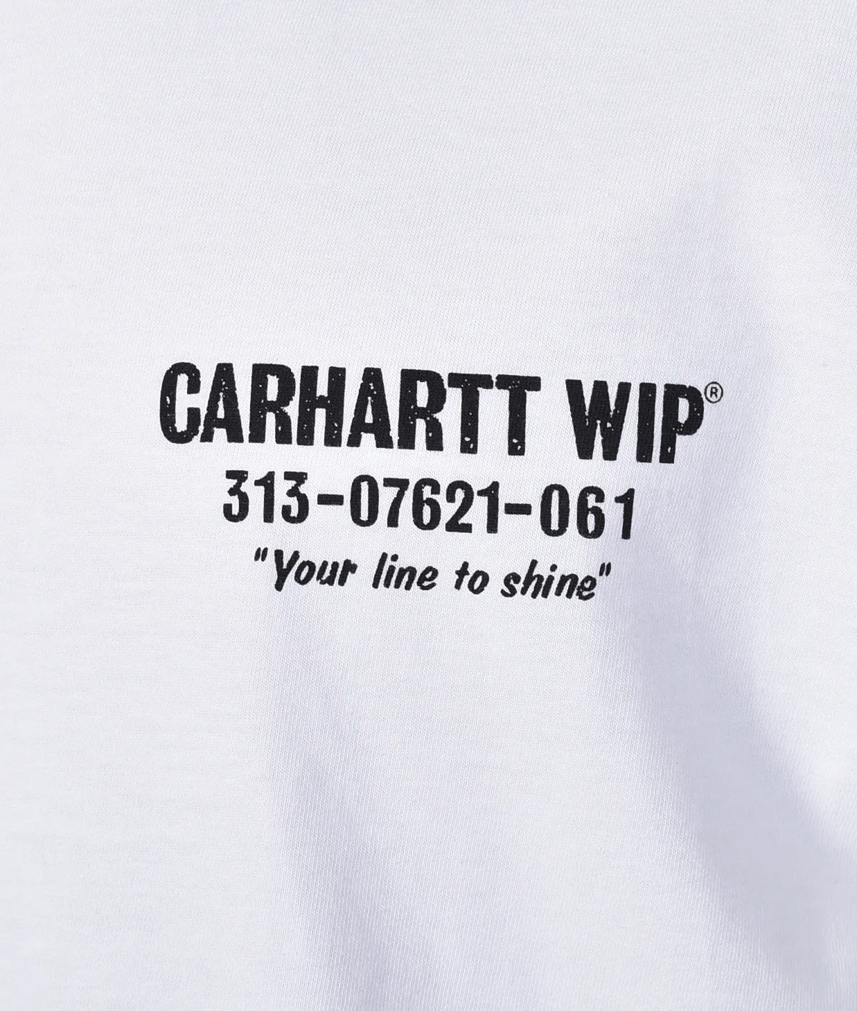 Less Troubles T-Shirt White/Black sold by RAGAZZI product image thumbnail 3