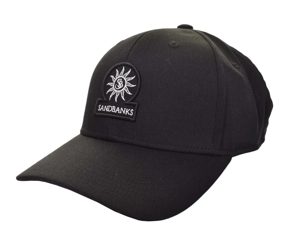Sandbanks Badge Logo Cap Black sold by RAGAZZI