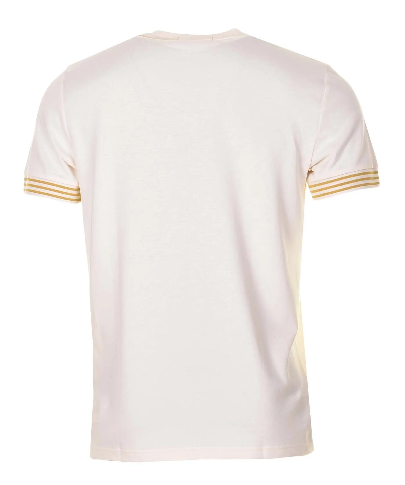 Striped Cuff Pique T Shirt Ecru sold by RAGAZZI product image thumbnail 2