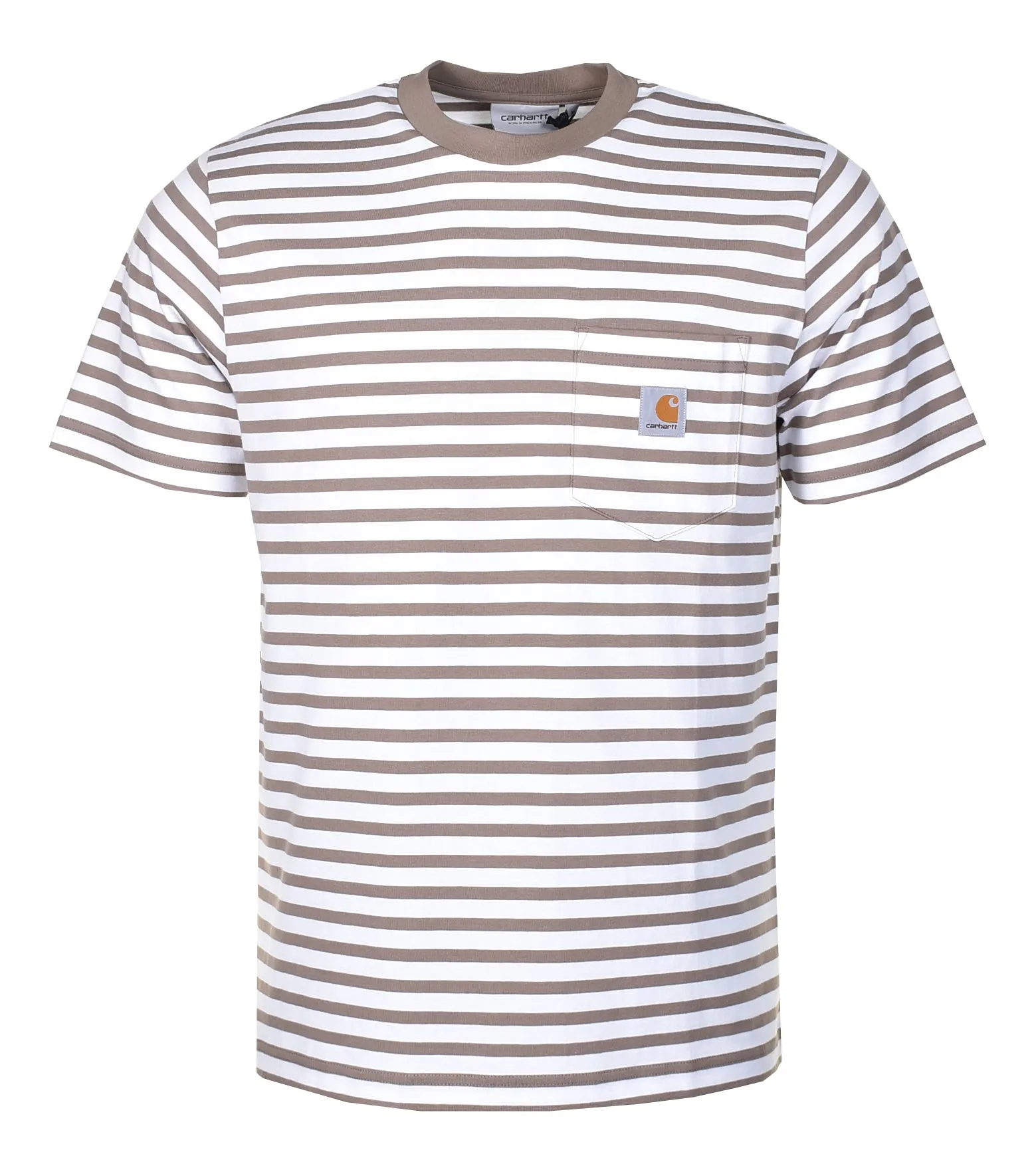 Seidler Pocket Stripe T Shirt Branch / White sold by RAGAZZI