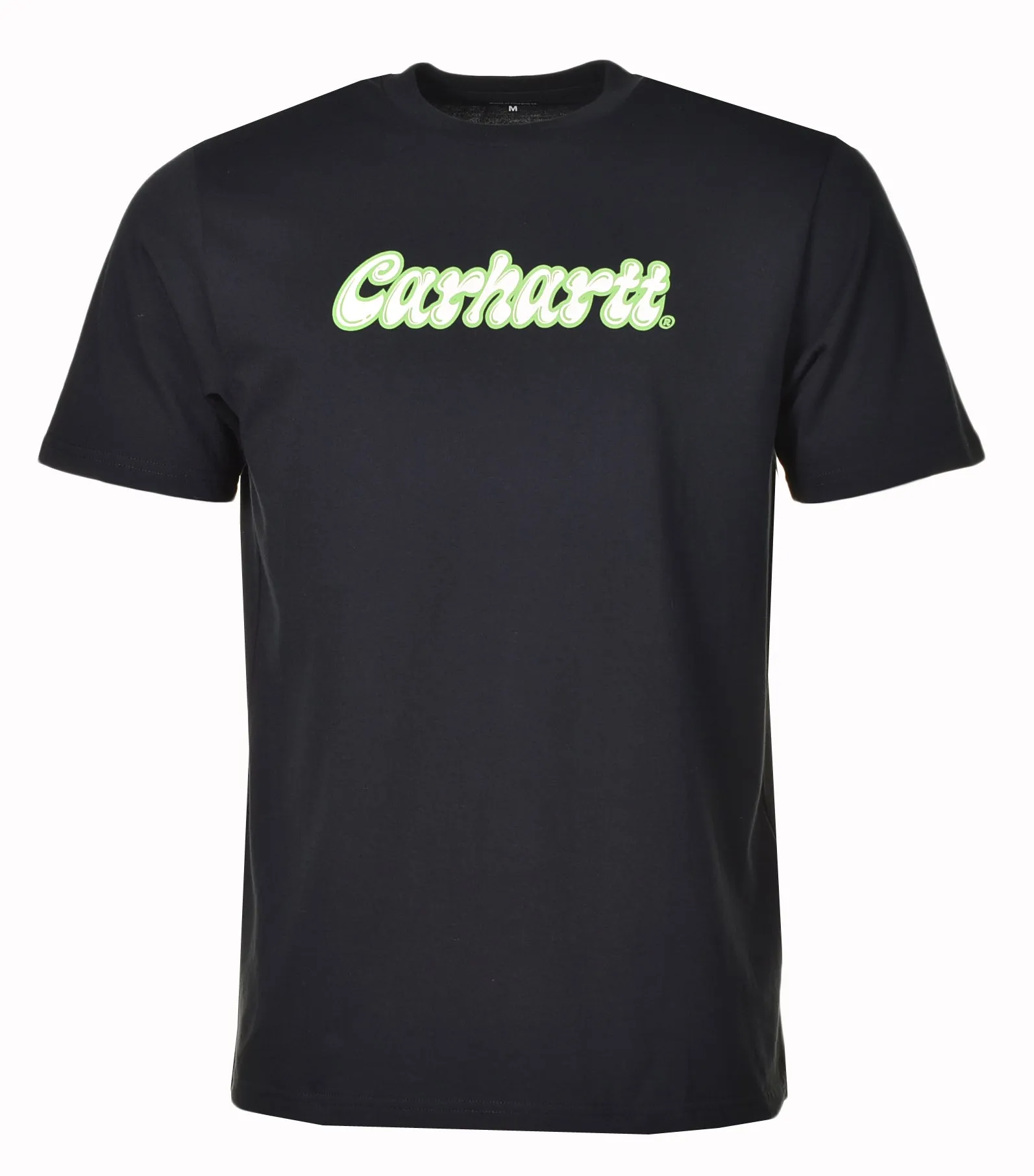 Short Sleeve Liquid Script T-Shirt Black sold by RAGAZZI