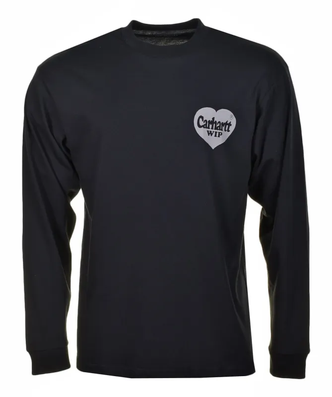 Palace X Carhartt WIP FW23 logo Long Sleeve Shirt 'Black