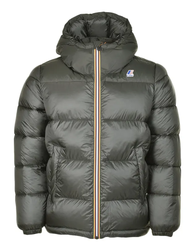 Le Vrai 3.0 Claude Heavy Warm Green Blackish made by K-Way